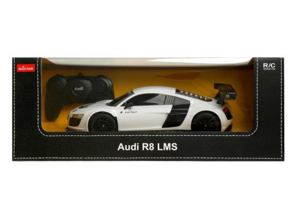 Audi R8 RC 1:18 Rastar – Licencjonowany Model, Precyzyjne Sterowanie, Białe - Image 3