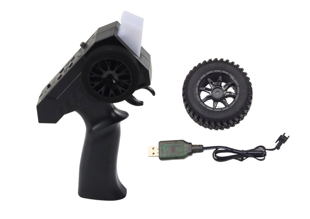 Auto Terenowe RC 4x4 2.4GHz – Metalowe Amortyzatory, Światła LED, Duża Moc, Zasięg i Precyzja Sterowania | 39 cm - Image 5