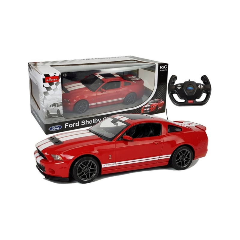 Ford Shelby RC 1:14 Rastar – Licencjonowany Model, Światła LED, Drzwi z Pilota